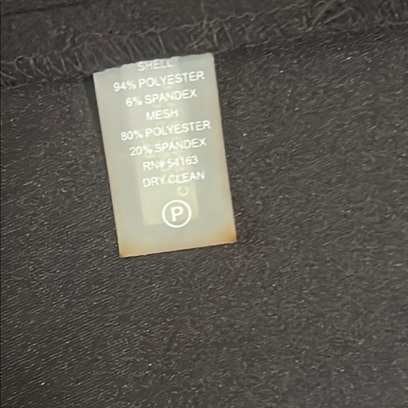 NWT Calvin Klein Black Sleeveless Cocktail Dress Mesh Stripes - Picture 11 of 14